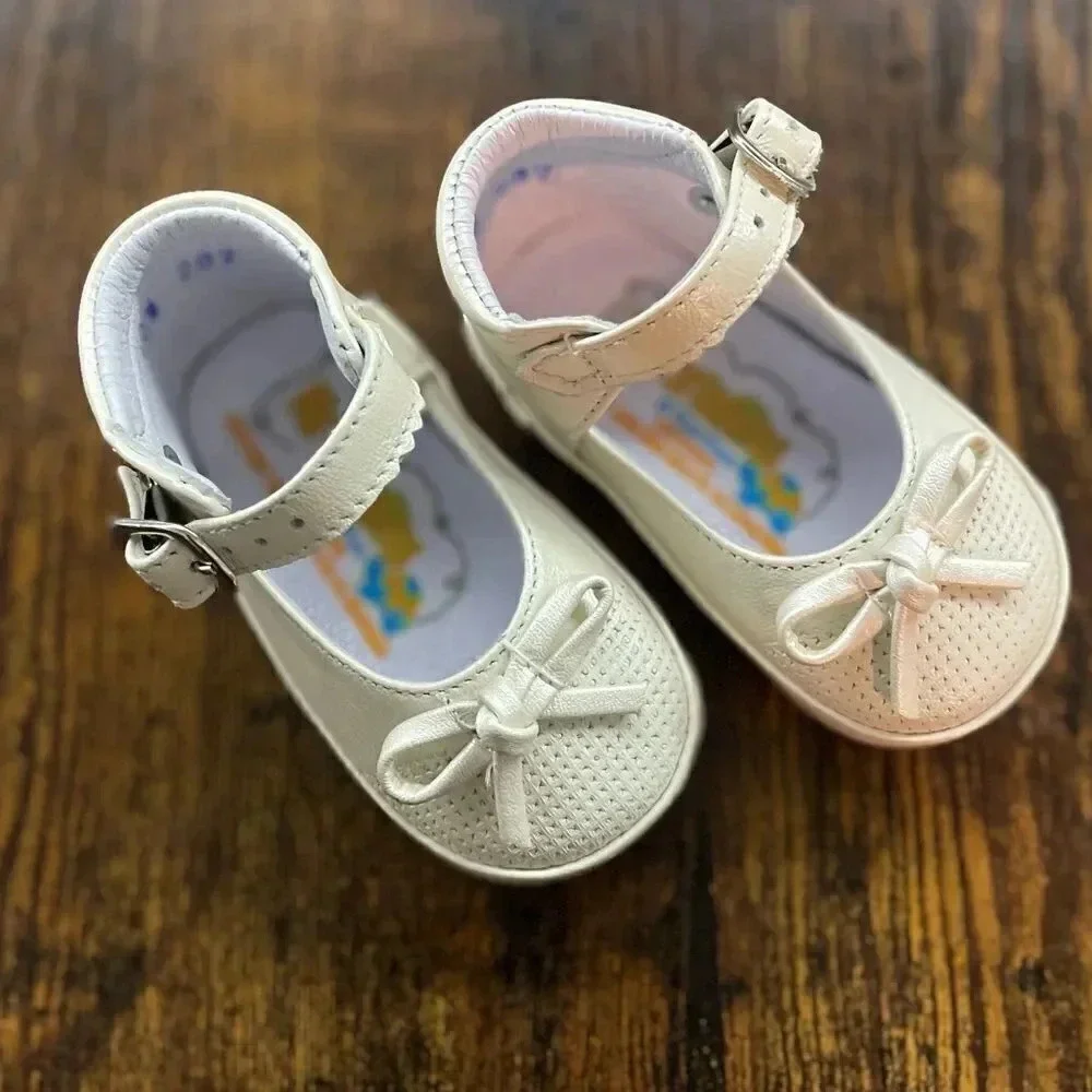 Mexican leather baby shoes